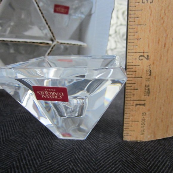 Minature Pyrimadal Crystal Candle Holders  NIB - Picture 4 of 4